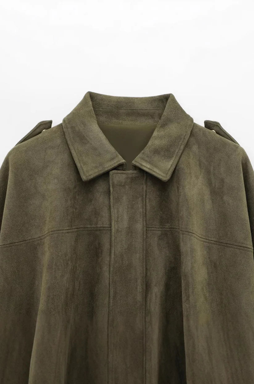 Marie - Chaqueta bomber de Ante Versátil
