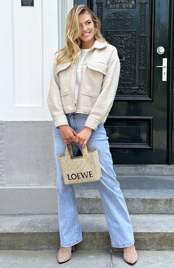 Amélie - Chaqueta Versátil de Bouclé