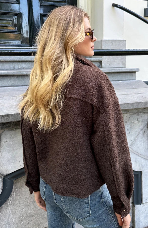 Amélie - Chaqueta Versátil de Bouclé