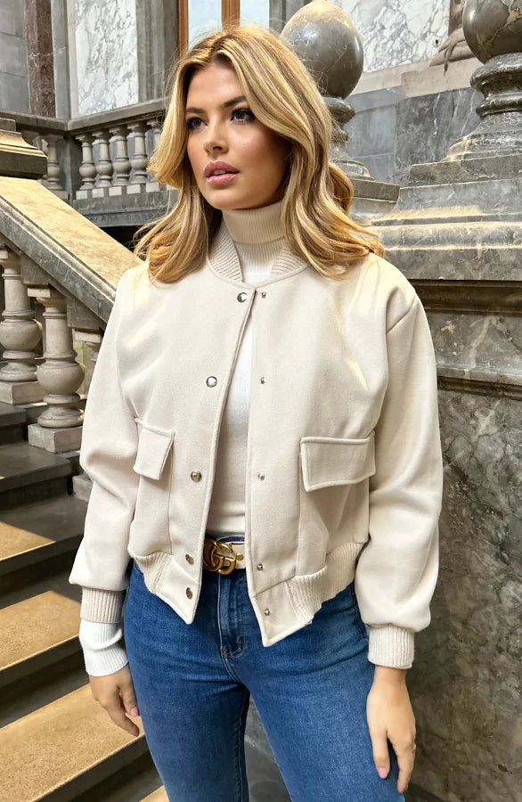 Cécile - Chaqueta Bomber Versátil Elegante