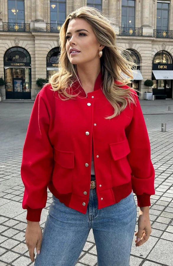 Cécile - Chaqueta Bomber Versátil Elegante