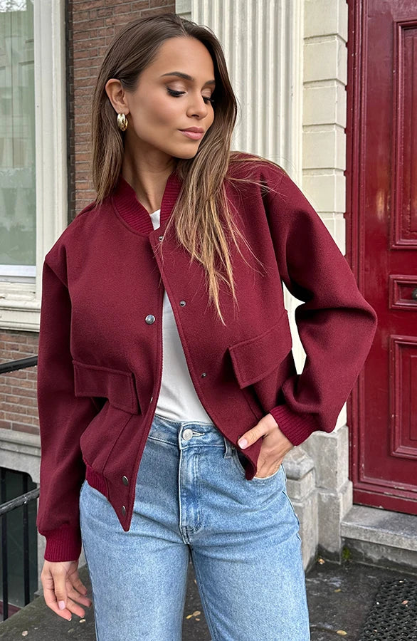 Cécile - Chaqueta Bomber Versátil Elegante