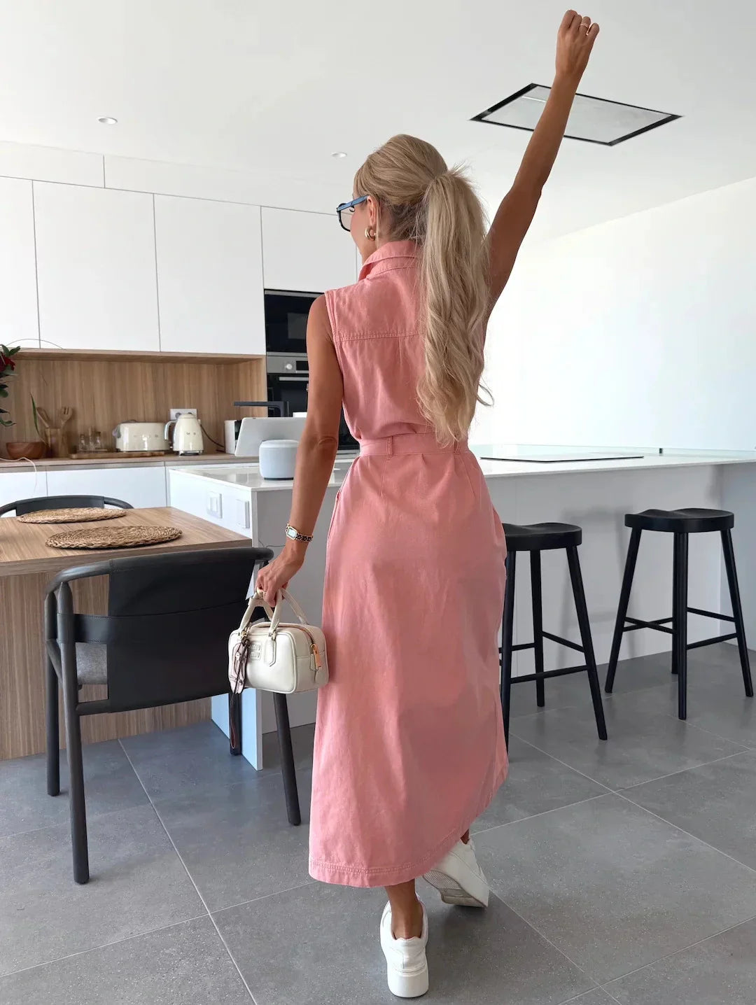 Isabella - Vestido Versátil Vaquero