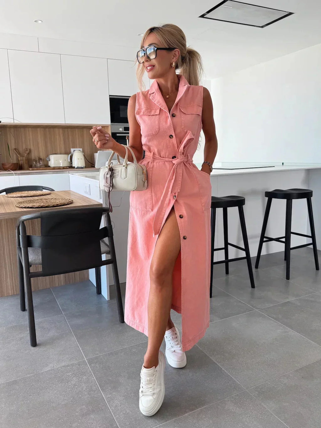 Isabella - Vestido Versátil Vaquero